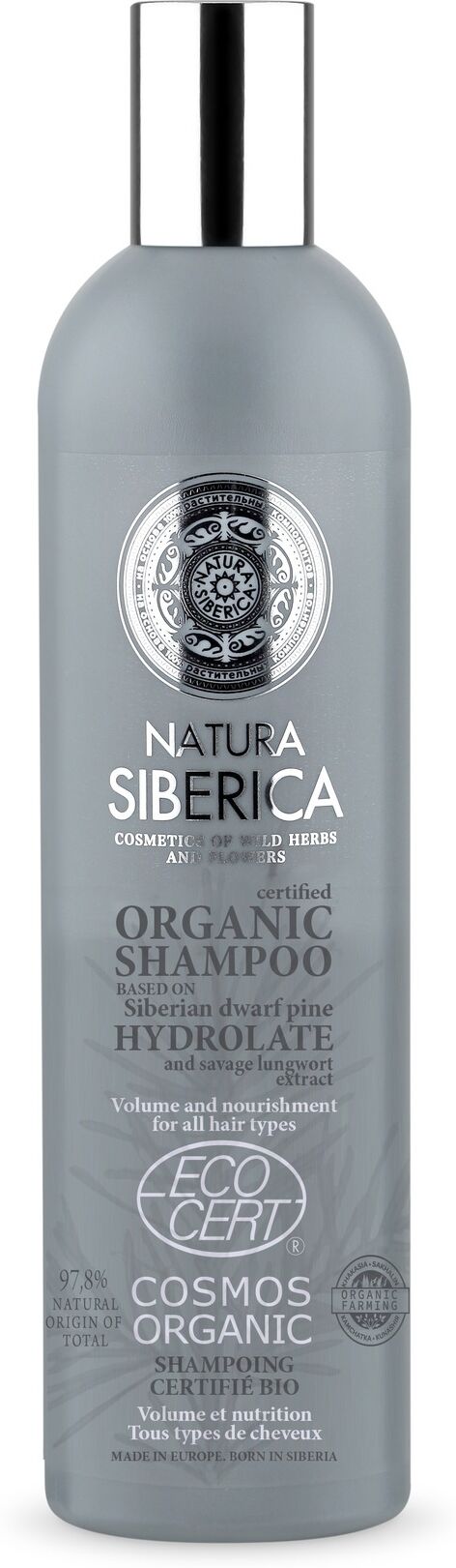 Natura Siberica Organic Shampoo for Volume and Nutrition 400 ml 400 ml