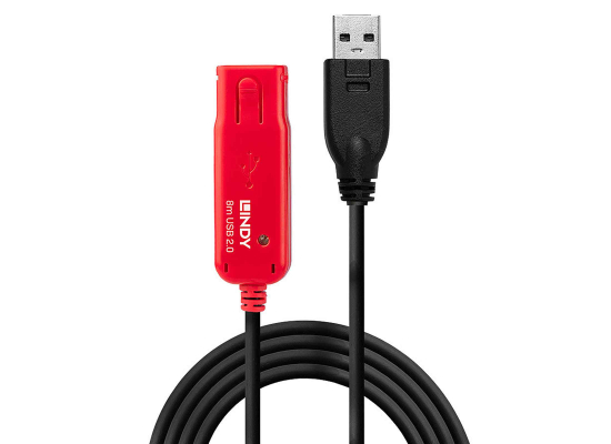 Lindy 42780 USB Aktiv Verlängerungskabel, 8m