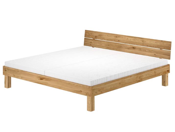 Kingsize Bett Massivholzbett Eichenbett Geölt 200 x 200 cm
