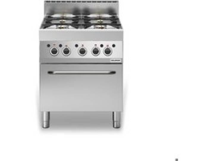 Cuisinière à gaz GOLDINOX PREMIUM 4 brûleurs (17 2 kW) sur four gaz (5 kW)