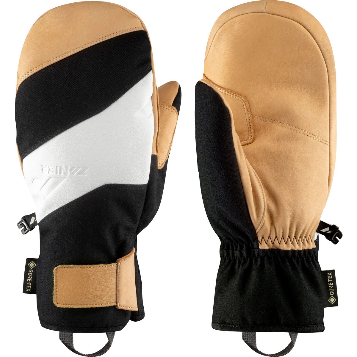 Zanier SKY.GTX Mitten schwarz - beige (2052) 10 27074-2052-10