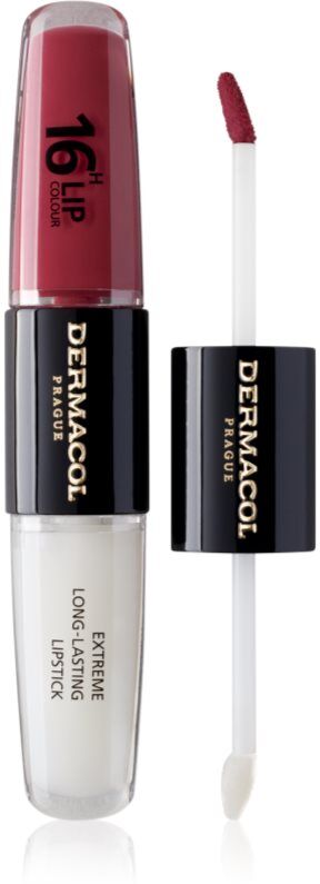 Dermacol 16H Lip Colour brillant et rouge à lèvres longue tenue teinte 06 Merry Berry 2x4 ml