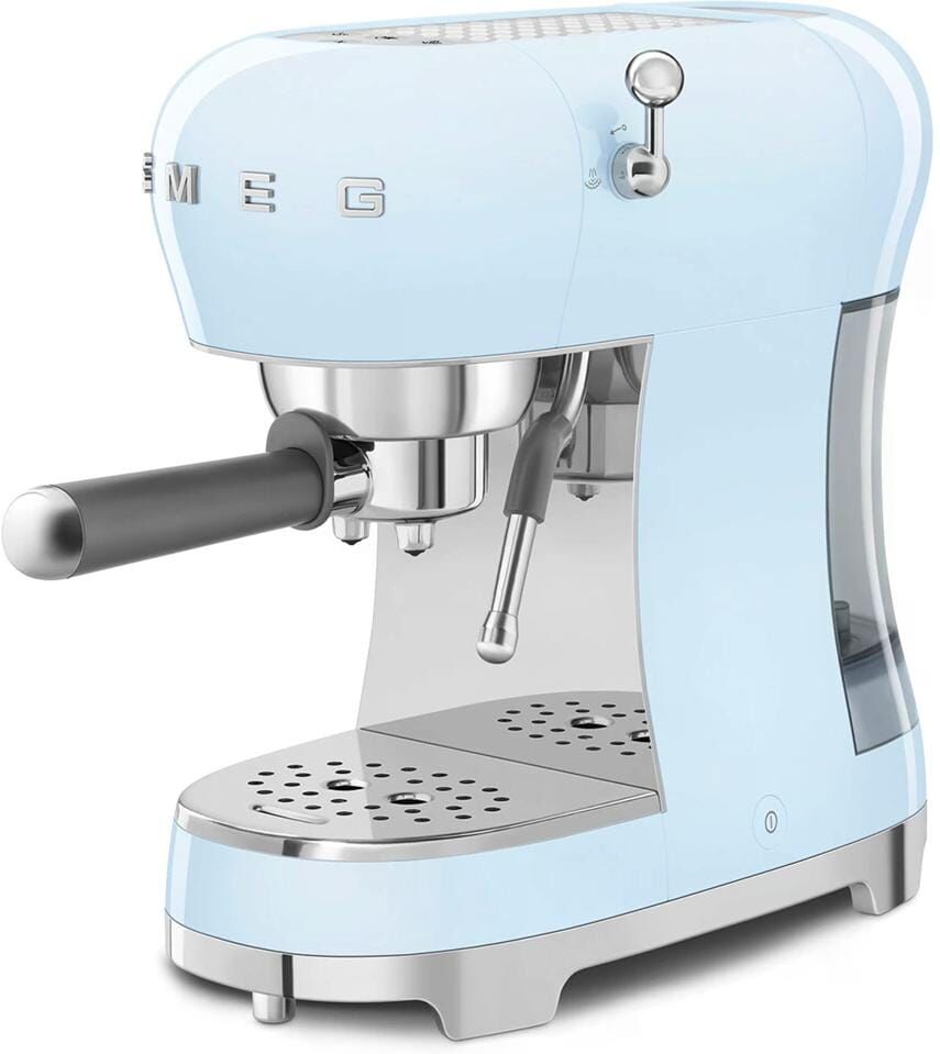 SMEG Siebträgermaschine "50's Style", Energieeffizienz: A, blau, B:14,9cm H:33cm T:32,9cm, Kaffeemaschinen, Siebträgermaschine blau Einheitsgröße