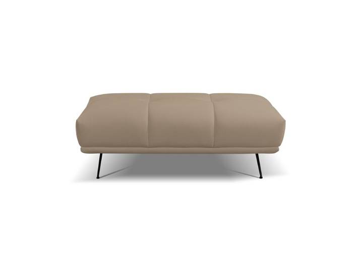 Pouf GIOVANNI tissu bull camel