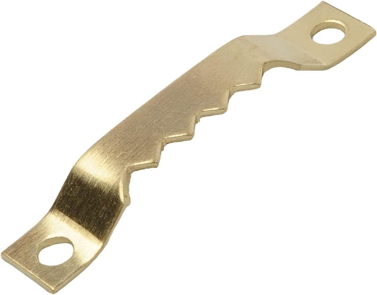 30 stuks Fotolijst Hangers Goud - Zaagtand Ophanghaken voor Kunstwerken