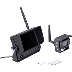 Midland Truck Guardian PRO Funk-Rückfahrvideosystem 4 Kamera-Eingänge, Abstandshilfslinien, IR-Zusatzlicht, integriertes Mikrofon Festmontage, Schraubmontage C1512