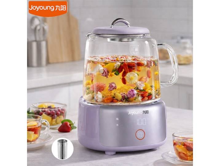 Bouilloire Électrique Santé Joyoung 1.5L, Multifonctionnelle pour la Maison, Théière en Verre pour Tisanes, Soupes et Ragoûts, Nouveauté 2026