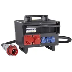 PCE, Baustromverteiler, CEE power distributor 9504003 400 V 63 A (CEE 63/5)
