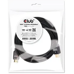Club 3D HDMI 2.0 Kabel 10m 4K60Hz RedMere UHD St./St. schwarz