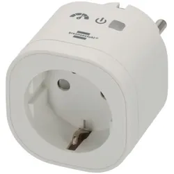 brennenstuhl®Connect WiFi Steckdose mit Energiemessung weiß IP2