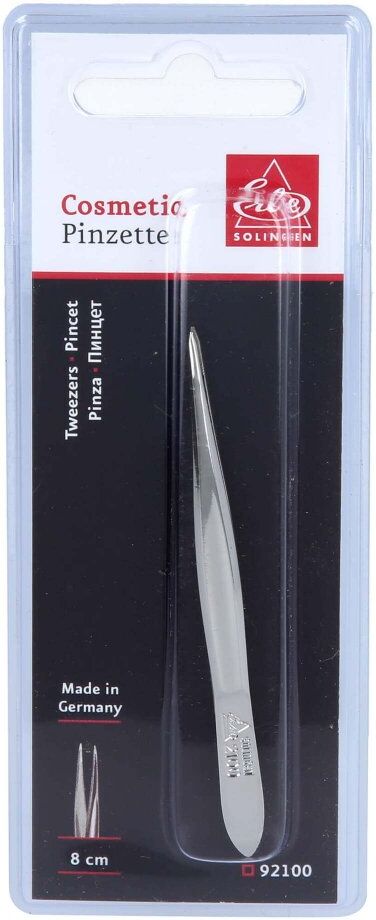 Erbe Pinzette 8 cm spitz Blister