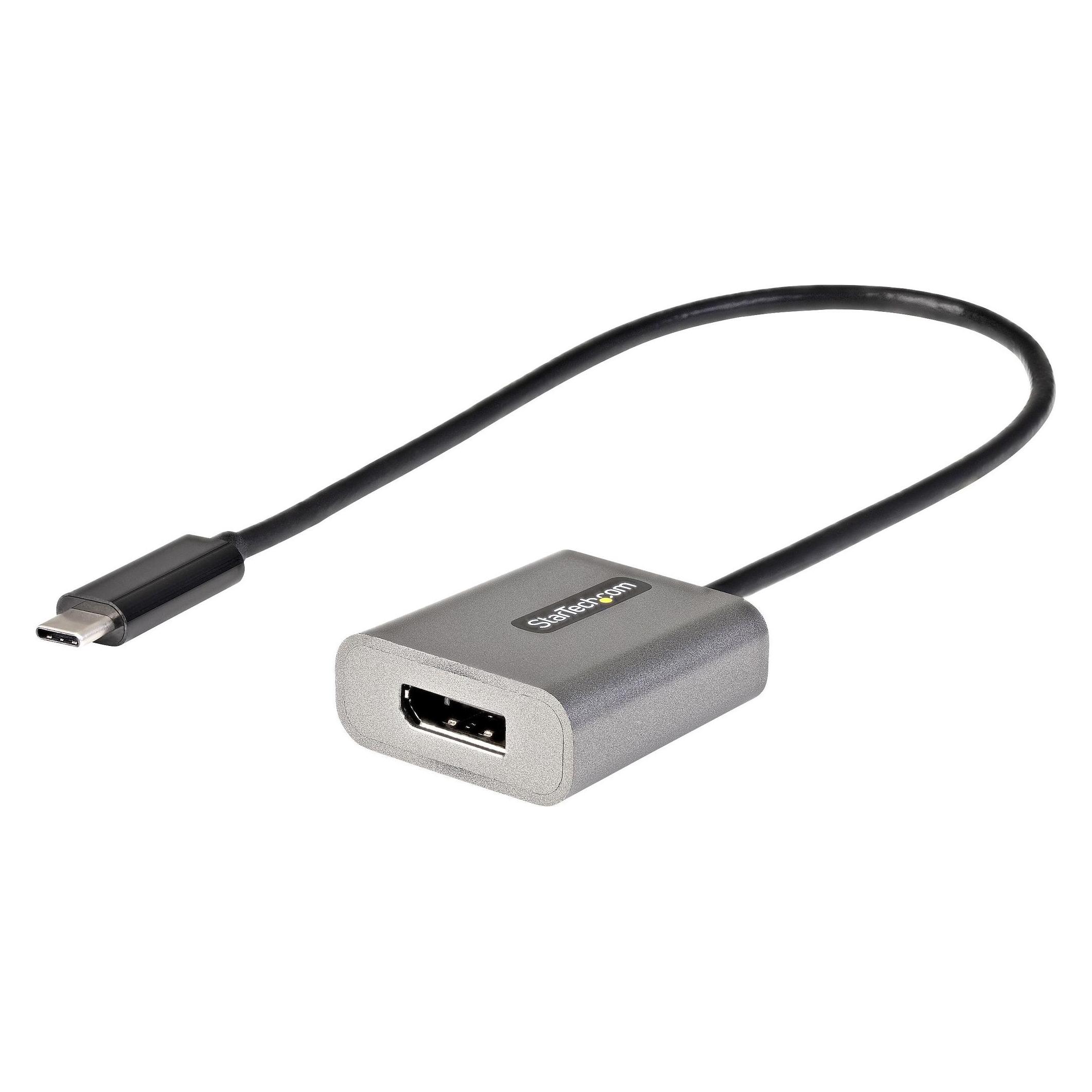 StarTech USB-C auf DisplayPort Adapter - /4K USB-C zu DisplayPort 1.4-Adapter Dongle - USB-Type-C auf DP (DisplayPort) (CDP2DPEC)