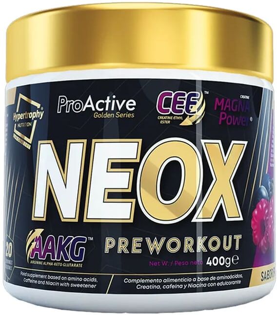 Hypertrophy Nutrition Neox Preworkout 400g Ponche de Fruta