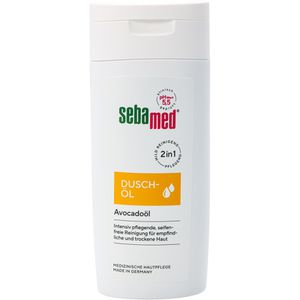 sebamed Duschgel Duschöl 2in1 Avocadoöl, unisex, pH-hautneutral, Flasche, 200ml