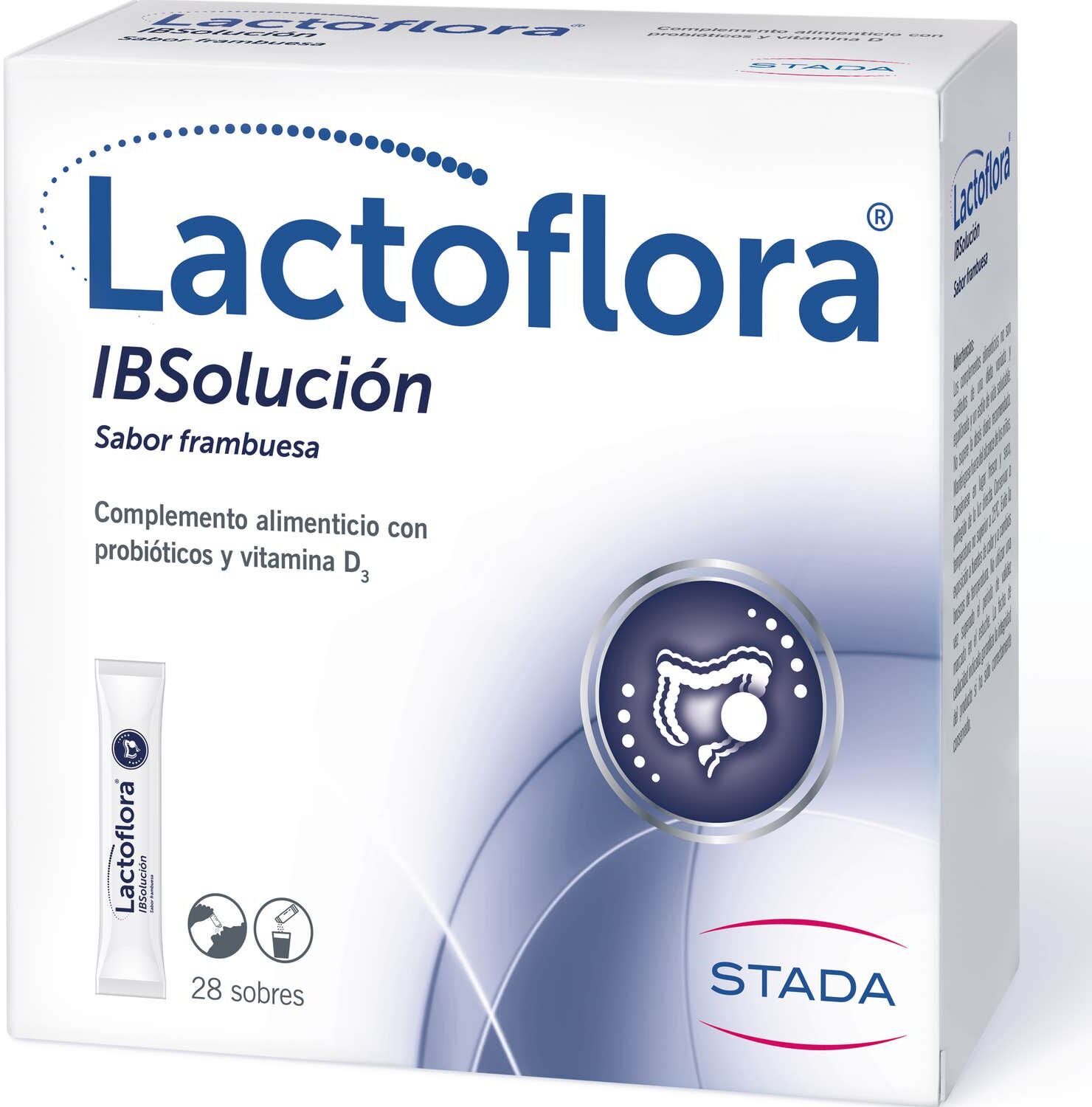 Lactoflora IBSolución Sabor Frambuesa 28 sobres