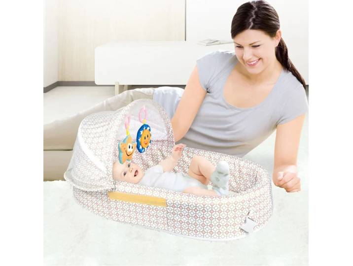 Berceaux multifonctionnels pour bébé, lit Portable avec moustiquaire, pour nouveau-né, voyage en plein air, Mini berceau amovible pour bébé