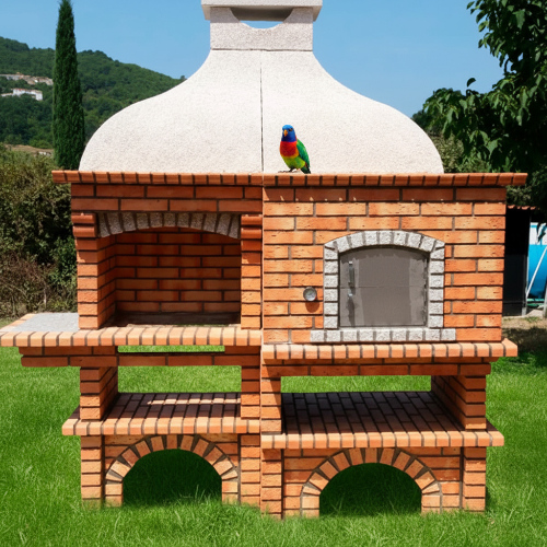 My-Barbecue Churrasqueira em Tijolo com Forno CE9080F - Direito