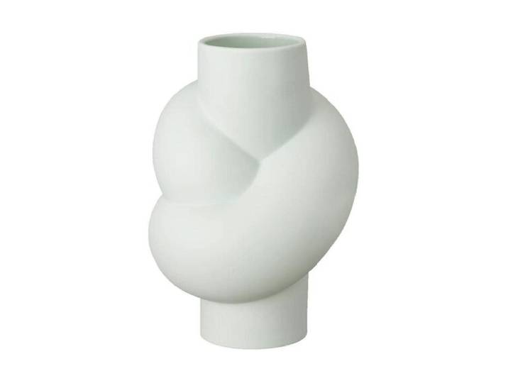 Tischvase ROSENTHAL Node 14 cm , weiss (sandweiß), H:14cm, Keramik, Vasen, Tischvase
