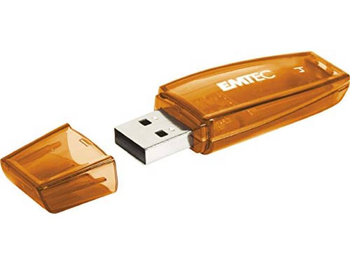 Emtec ECMMD4GC410 geheugenstick 4GB, oranje