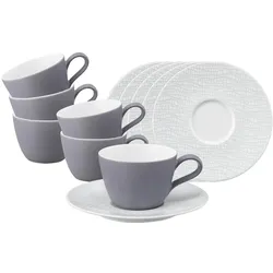 Seltmann, Tasse, Life Fashion Kaffeetassen mit Untertassen (240 ml, 6x)