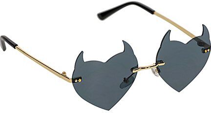 Brille "Hörner", schwarz