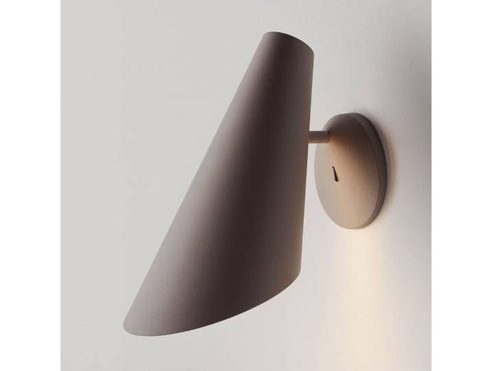 I.Cono 0720 Wandleuchte, 28 cm, beige - Vibia - Schlafzimmer - Modern - Kunststoff - Einflammig