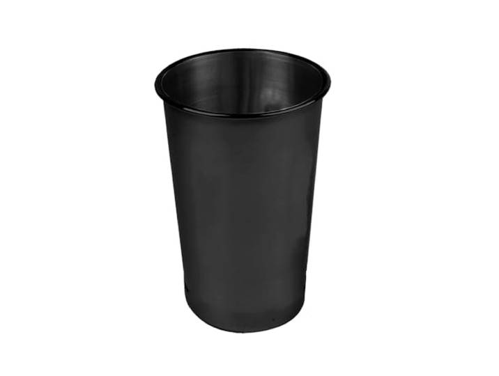 Garcia de Pou 12 Stück – Becher 'Artinox', 350 ml, Ø 8 x 11 cm, Schwarz, Edelstahl