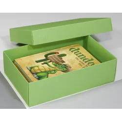 BUNTBOX Geschenkboxen L 3,6 l - 26,6 x 17,2 x 7,8 cm grün