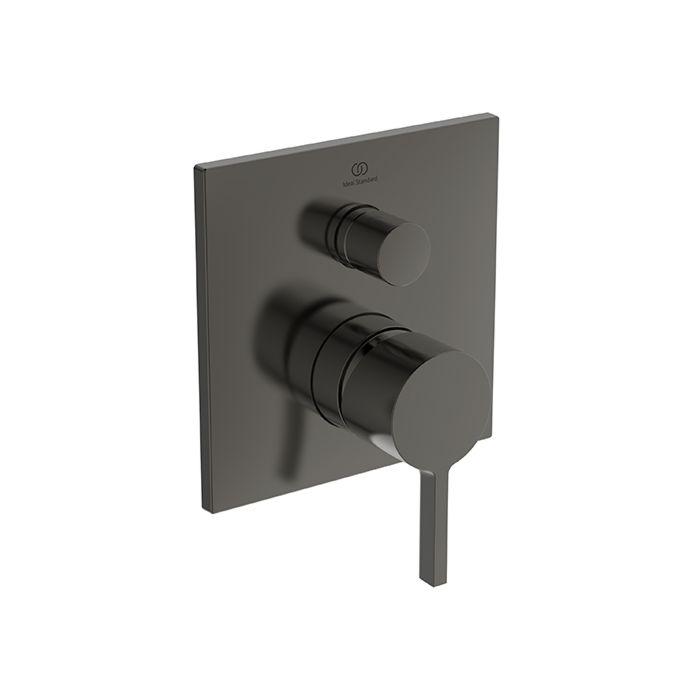 Ideal Standard Joy Neo Fertigmontageset A7623A5 für Einhebel-Wannenarmatur, eigensicher, Magnetic Grey