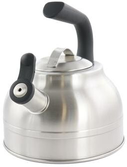 Kenmore Elite 2.3 Quart Stainless Steel Whistling Tea Kettle in Silver