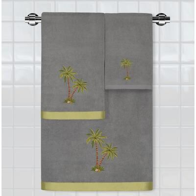 Authentic Hotel and Spa Turkish Cotton Palmera 3 PC Towel Set - 3-Piece