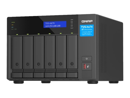 QNAP TVS-H674 - NAS-Server - 6 Schächte - SATA (TVS-H674-I5-32G)