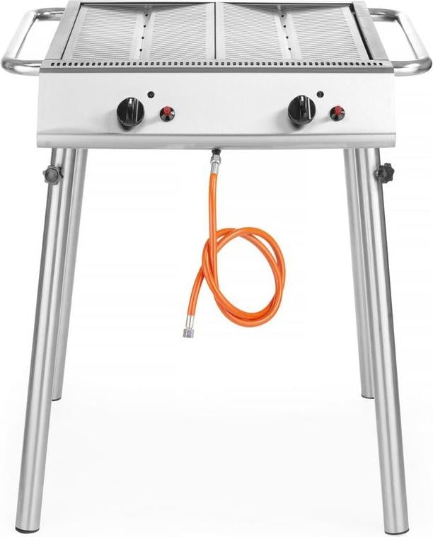 Hendi Xantos Gasgrill 9,5 kW B/D/H: 77 x 71 x 87 cm
