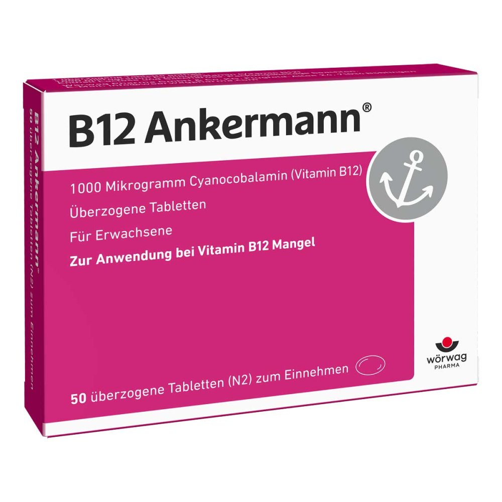 Wörwag Pharma GmbH & Co. KG B12 Ankermann überzogene Tabletten 03541050