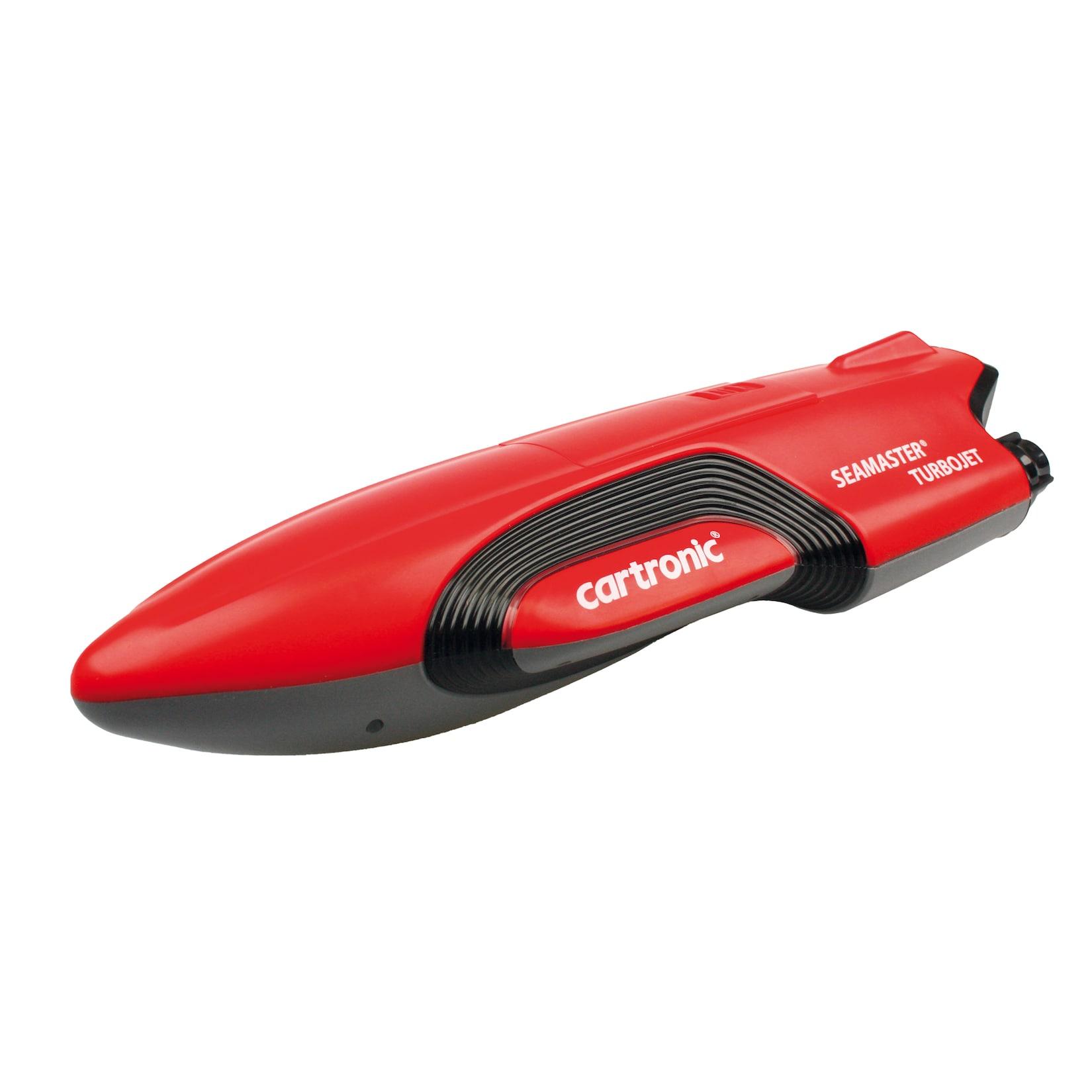 Cartronic RC Schiffe 2.4 GHz Seamaster Turbojet Speed Boot Farbe Rot-Anthrazit