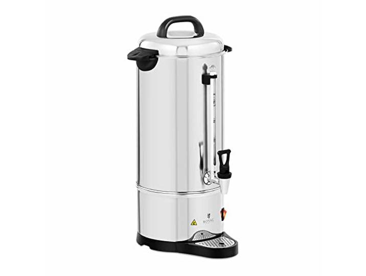 Royal Catering RC-CU9 Filterkaffeemaschine 9 L Edelstahl mit Kupferhahn Kaffeeautomat Kaffeemaschine Kaffeemaschinen-Vollautomaten