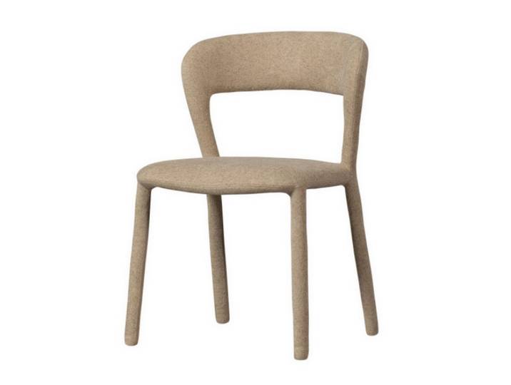 daslagerhaus living Armlehnstuhl Designerstuhl Noble Stoff sand