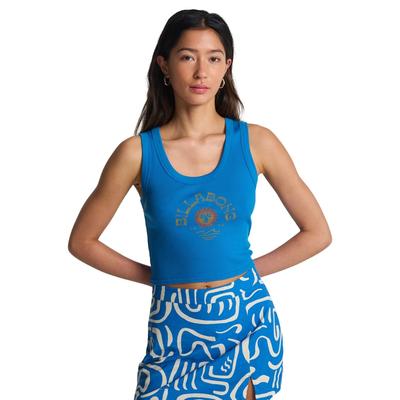 Tanktop BILLABONG "Sunset Horizons", Damen, Gr. M, blau, Obermaterial: 100% Baumwolle., Tops Tanktop