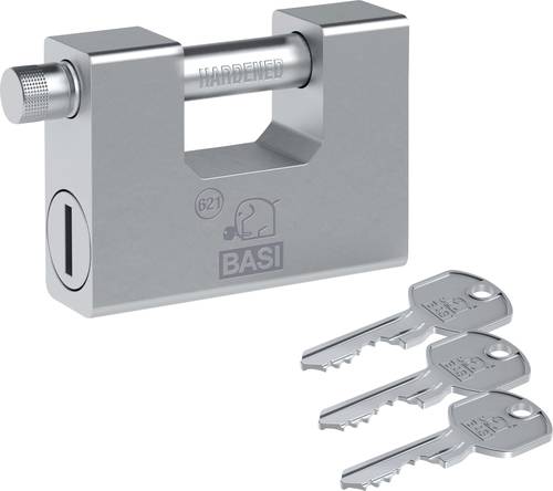 Basi 6210-9000 Vorhängeschloss 94mm verschieden schließend Schlüsselschloss