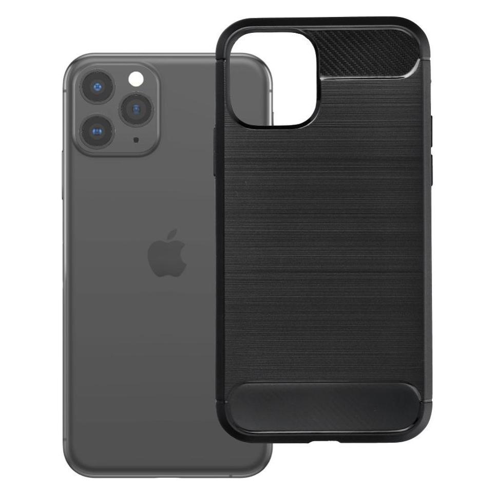 OEM Hülle mit Rückseite für das iPhone 11 PRO Carbon 2.0, schwarz (Apple iPhone 11 Pro) (74674321)