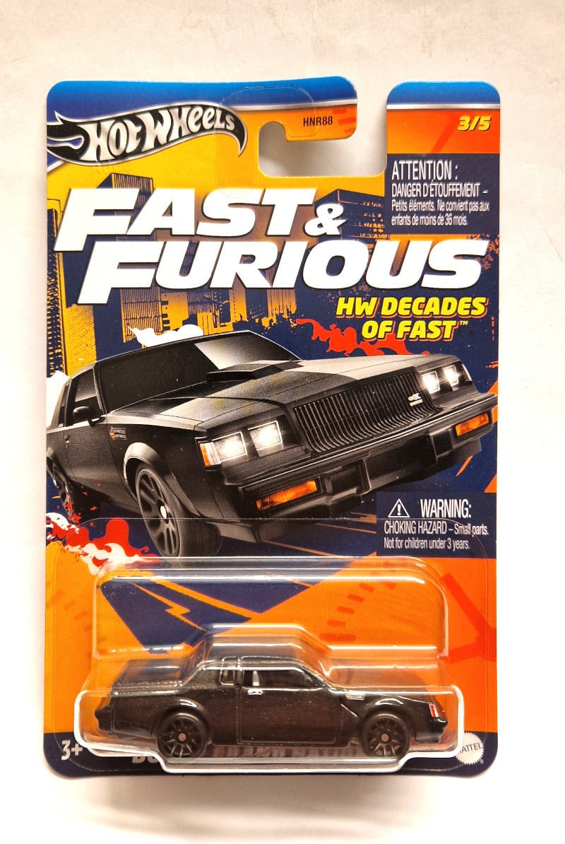 Hot Wheels Fast & Furious HRW43 Auto Zwart