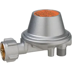GOK Gasregler EN61 0,8kg/h 50mbar KLF x G1/4LH-KN-90G PRV