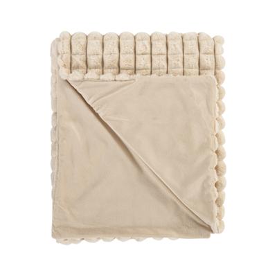 Tagesdecke KAYOOM "Decke Spa Essence 125", beige, B:150cm L:200cm, Polyester, Tagesdecken