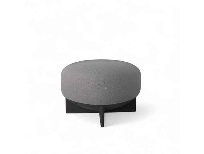 Gaber To-Go Sitzhocker, Grau/Schwarz, Neu