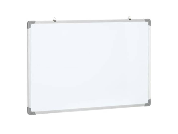 HOMCOM Whiteboard magnetisch magneetbord, wandmontage, 90 x 1,8 x 60 cm