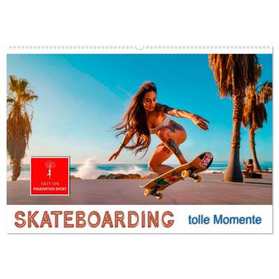 Skateboarding - tolle Momente (Wandkalender 2026 DIN A2 quer), CALVENDO Monatskalender