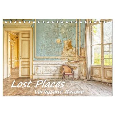 Lost Places - Verlassene Räume (Tischkalender 2026 DIN A5 quer), CALVENDO Monatskalender