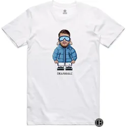 DearBBall, Unisex, Sportshirt, LukaMagic (L), Weiss, L