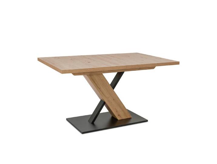 58 aufm Kessel Esstisch Säulentisch ausziehbar Dolorita 138x75x90 Dekor Artisan Eiche (inkl. Versand, Lieferung bis Verwendungsstelle), Stabiler Stand dank Säulengestell und hochwertigen Materialien
