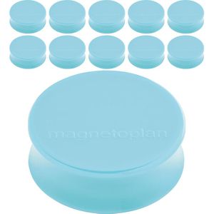 Magnetoplan Magnete Ergo Large, babyblau, Ø 34 mm, Höhe 12,5 mm, 10 Stück